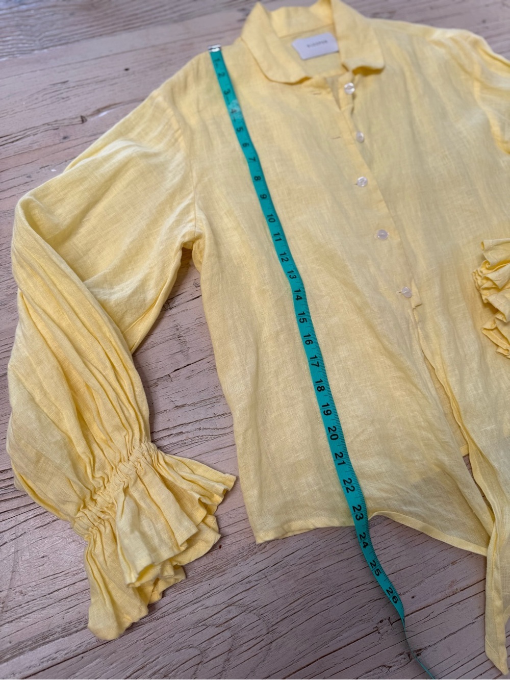 Sleeper Rumba Ruffle Trimmed Pajamas Set Linen size XS - Picture 10 of 12